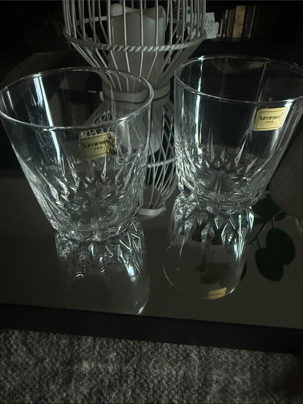 LUMINARC  USA Vintage Old Fashion Rocks glasses